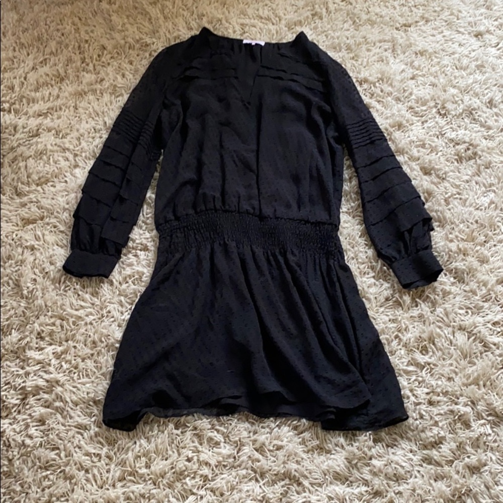 Parker Black Long Sleeve Dress